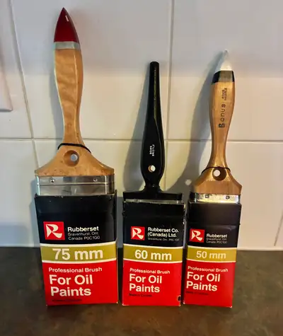 NEW! Rubberset Professional Oil Paintbrushes, View more