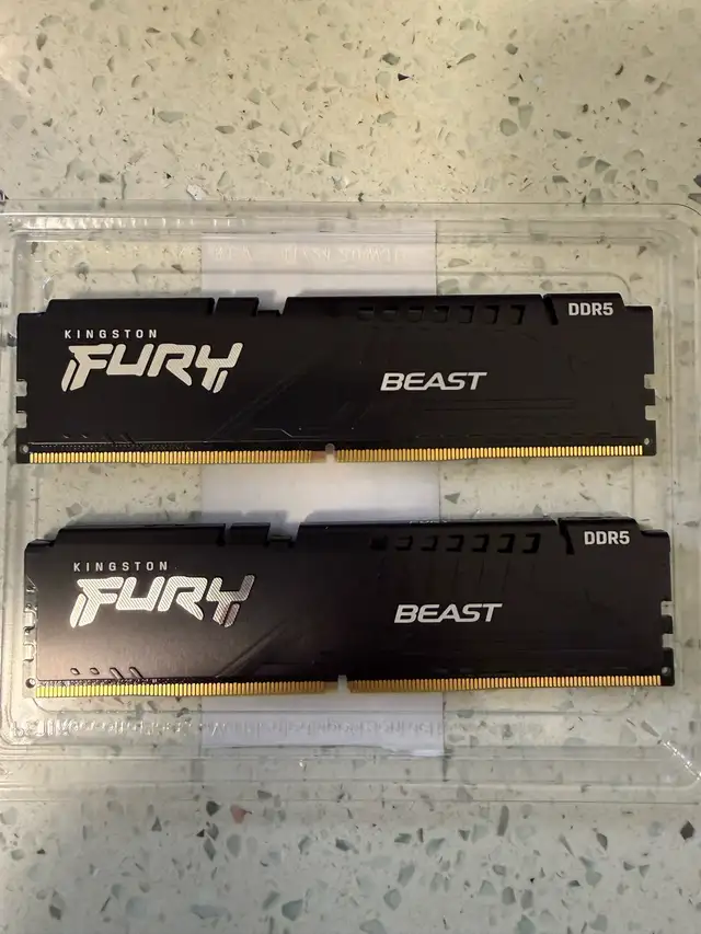 Kingston Fury Beast DDR5 (2x8GB) in System Components in Mississauga / Peel Region - Image 2