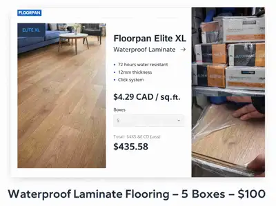 Floorpan Elite XL Laminate, View more
