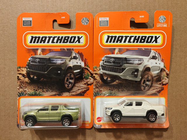 New Matchbox mainline 2018 Toyota Hilux pickup 1:64 diecast car in Toys & Games in City of Toronto