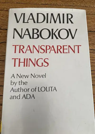 Transparent Things by Vladimir Nabokov FIRST EDITION!, View more