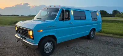 1986 ford econoline e150 xlt, 351ho v8, c6 auto, 327,000km, pw, pdl, cruise, air, bluetooth stereo w...