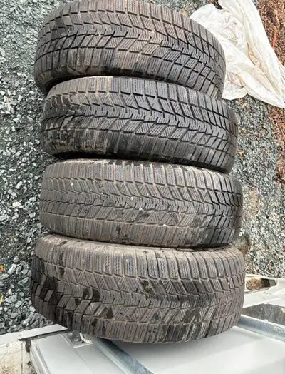 (4) Continental WinterContact SI 225/65R16 104T XL Tires with no rims. No rims. Fits the Following M...
