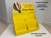 Curious George - Bookstore Display Stand (1999) - only $10 !