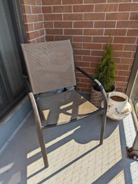 Couple of balcony/patio chairs