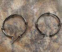 Sterling Silver Earrings - Hoops