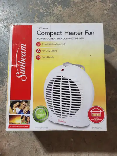 Sunbeam Fan/Heater, View more