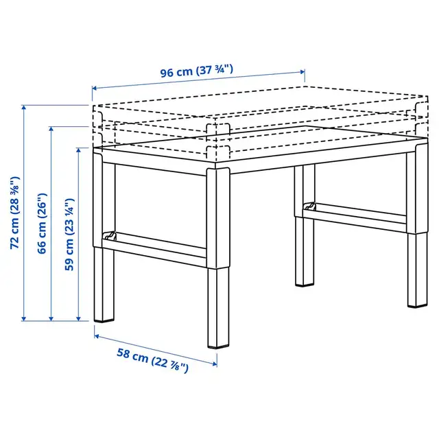 IKEA PÅHL DESK SET — kids' desk, swivel chair, and desk pad in Desks in Oshawa / Durham Region - Image 5
