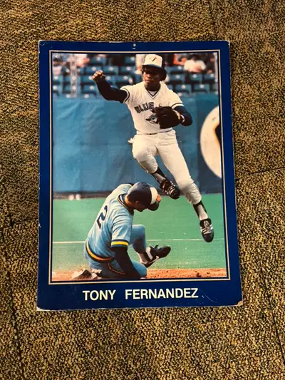 Uncirculated RARE Blue Jays Poster featuring Hall of Fame player Octavio Antonio Fernández Castro, b...