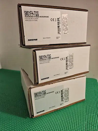 SHURE SM41FH-TQG - HEADWORN MICROPHONE FOR FITNESS - NEW, View more