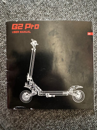 G2 pro electric scooter 