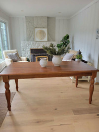 Dining table, impeccable, hardwood, made in Brazil 72" X 36"