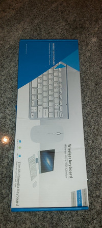 (GOLD) Wireless Keyboard and mouse 