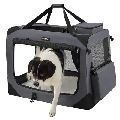 Foldable Pet Carrier Bag, Portable Dog Travel Crate, Soft Sided, View more