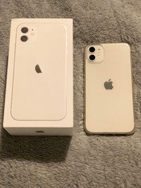 iPhone 11 White Like New in Box Unlocked
