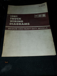 1981 Heavy Truck Wiring diagrams Manual GMC