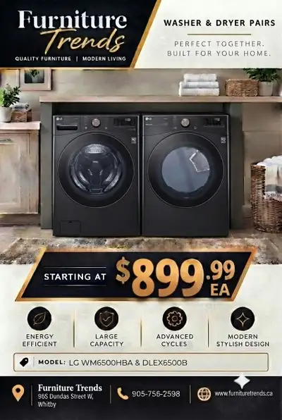 LG Washer and Dryer Pairs, View more