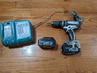 Makita Hammer Drill With 2 Battery & Charger