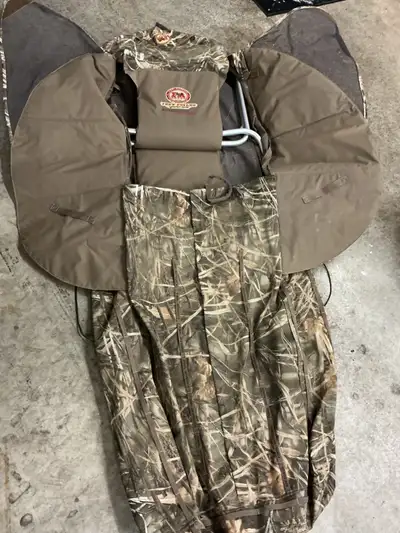 Layout blind and goose decoy $175, View more