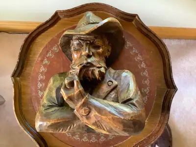 Vintage Black Forest/Bavarian Folk Art Hand Crafted Man, View more