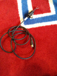 VSOS0215 MADE IN JAPAN 75 / 300 OHM TV ANTENNA 5FT CABLE 