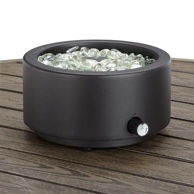 (NEW) Tabletop Fire Pit 10” Round 8000 BTU Heat Output Hometrend62863728978818121