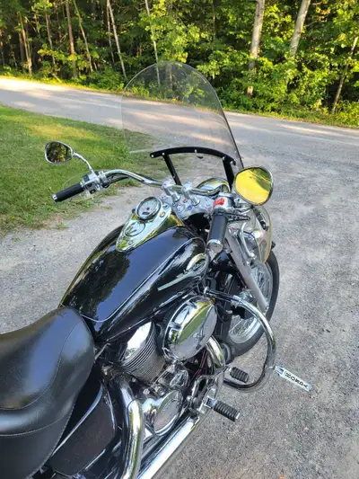Selling my 2002 Honda Shadow ACE 750 with only 23,776 km. The bike is in great overall condition and...