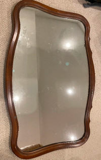 Mirror (antique, wood frame)