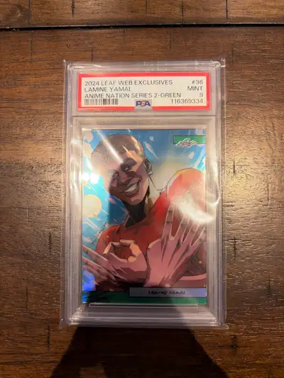 2024 LEAF ANIME LAMINE YAMAL 1/5 PSA 9 POP 1, View more
