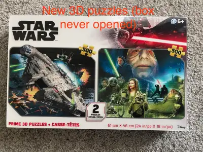 NEW 3D puzzles - two Star Wars, View more