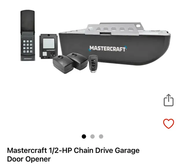 Mastercraft Garage Door Opener in Garage Doors & Openers in City of Montréal - Image 3
