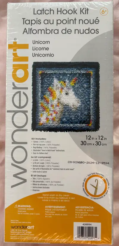 New WonderArt® Unicorn Latch Hook Kit from Michael’s Canada, View more