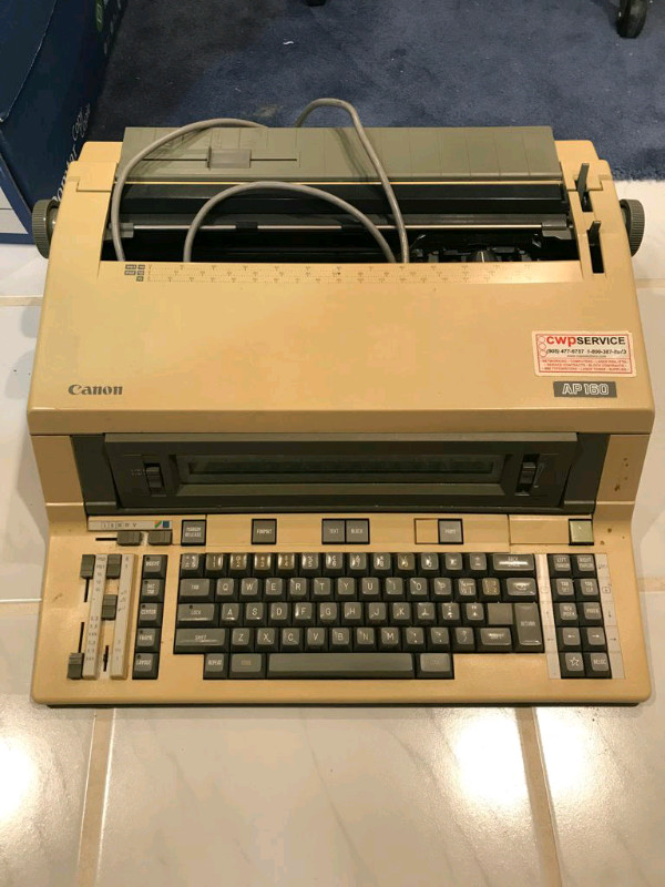 word processor and typewriter