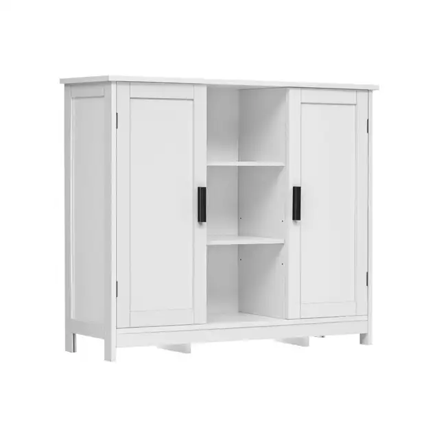 Iwell Floor Storage Cabinet with 2 Doors and 2 Open Shelves in Bookcases & Shelving Units in Oakville / Halton Region - Image 5