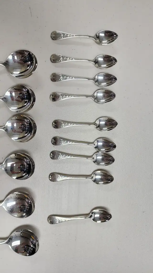 Birks Queen Mary Cutlery Flatware Regency Plate 25 Piece