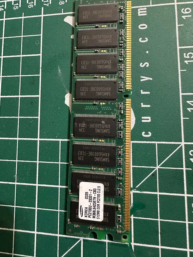 Samsung 512 MB RAM PC2700U-25331-Z in Flash Memory & USB Sticks in Mississauga / Peel Region - Image 3