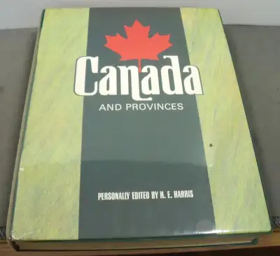 Canada and Provinces Stamp Album with a total of 1521 stamps. All stamps are pre 1982 and all stamps...