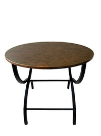 ★ RARE COPPER TABLE ★ Hooker Furniture ★ Round Dining Table 36" 