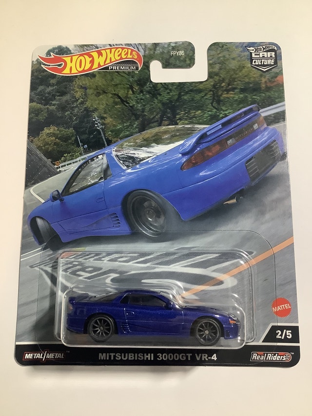 Hot wheels Premium Mitsubishi 3000GT VR4 Diecast JDM car Arts