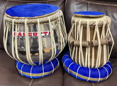 brand new professional tabla set with bag, View more