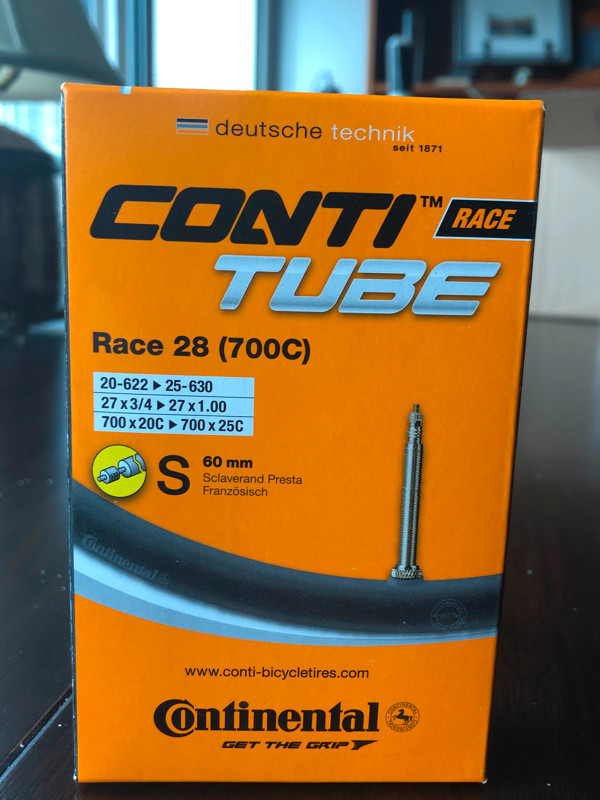 “NEW IN BOX” Continental Race 28 Inner Tubes in Frames & Parts in City of Toronto - Image 2