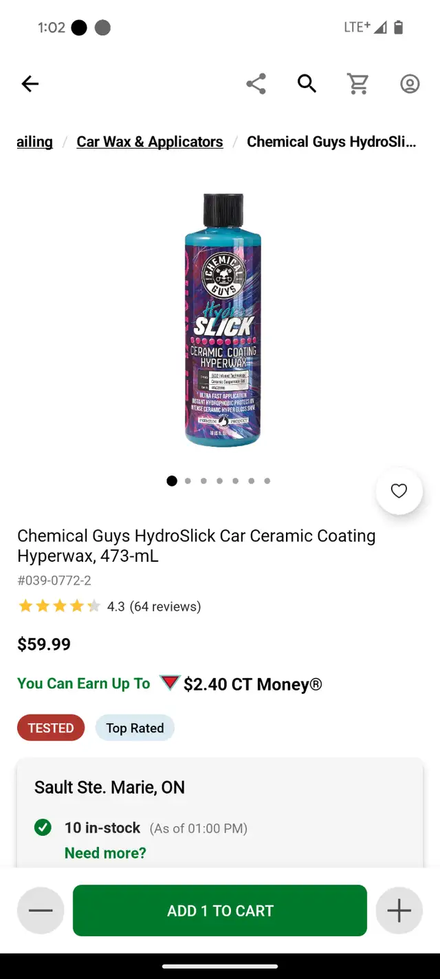 ceramic infused hyper wax in Other in Sault Ste. Marie - Image 3