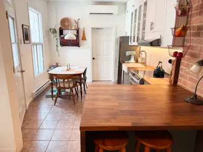 JULY ONLY-Spacious, furnished apartment in the heart of Mile End
