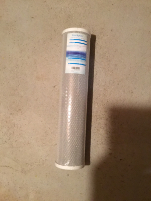 5 micron carbon water filter 20”x4.5” for sale, new sealed in Other in Thunder Bay - Image 3