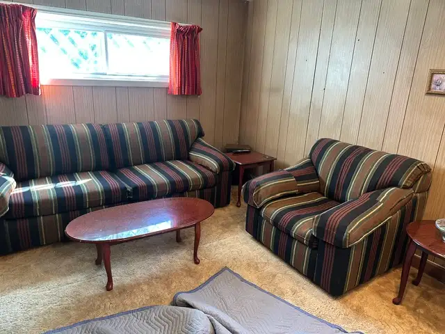 Sofa bed and armchair set