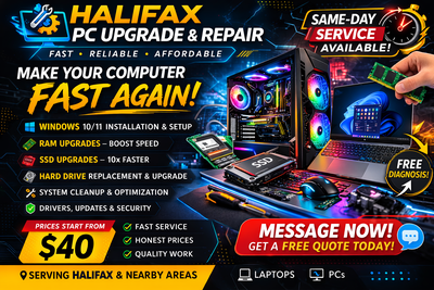 ⚡ Slow PC or Laptop? SSD Upgrade, Windows Install – From $40, View more