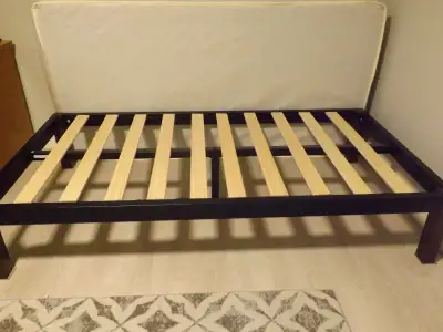 Single bed frame and mattress, View more