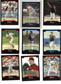 2004 Bowman Baseball complete base set 1-330