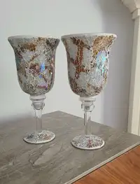 NEW Decor vases/goblets (set of 2)