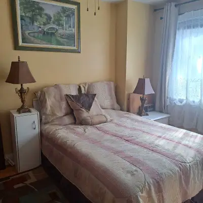 Belle chambre meublee dans un 5 et demi un triplex , ensoleillee, lumineuse. Environnement calme, pr...